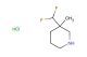 3-(difluoromethyl)-3-methylpiperidine hydrochloride