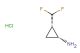 rel-(1R,2S)-2-(Difluoromethyl)cyclopropan-1-amine hydrochloride