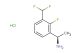 (R)-1-(3-(Difluoromethyl)-2-fluorophenyl)ethan-1-amine hydrochloride