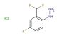 [2-(difluoromethyl)-4-fluoro-phenyl]hydrazine hydrochloride