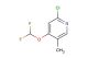 2-chloro-4-(difluoromethoxy)-5-methyl-pyridine