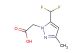 [5-(Difluoromethyl)-3-methyl-1H-pyrazol-1-yl]-acetic acid