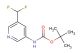 tert-butyl N-[5-(difluoromethyl)-3-pyridyl]carbamate