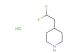 4-(2,2-Difluoroethyl)piperidine hydrochloride