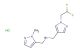 1-(1-(2,2-Difluoroethyl)-1H-pyrazol-4-yl)-N-((1-methyl-1H-pyrazol-5-yl)methyl)methanamine hydrochloride