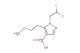 1-(2,2-difluoroethyl)-5-(2-methoxyethyl)pyrazole-4-carboxylic acid
