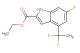 ethyl 4-(1,1-difluoroethyl)-6-fluoro-1H-indole-2-carboxylate