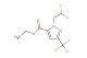 ethyl 2-(2,2-difluoroethyl)-5-(trifluoromethyl)pyrazole-3-carboxylate