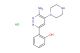 2-(6-Amino-5-(piperazin-1-yl)pyridazin-3-yl)phenol hydrochloride