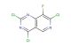 2,4,7-trichloro-8-fluoropyrido[4,3-d]pyrimidine