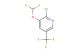 2-chloro-3-(difluoromethoxy)-5-(trifluoromethyl)pyridine