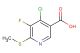 4-chloro-5-fluoro-6-(methylsulfanyl)pyridine-3-carboxylic acid