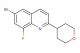 6-bromo-8-fluoro-2-(tetrahydro-2H-pyran-4-yl)quinoline