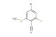 4-bromo-2-fluoro-6-(methylthio)benzonitrile