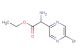 ethyl 2-amino-2-(5-bromopyrazin-2-yl)acetate