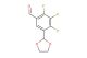 5-(1,3-dioxolan-2-yl)-2,3,4-trifluorobenzaldehyde