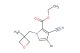ethyl 4-bromo-3-cyano-1-((3-methyloxetan-3-yl)methyl)-1H-pyrrole-2-carboxylate