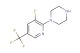 1-(3-fluoro-5-(trifluoromethyl)pyridin-2-yl)piperazine