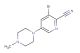 3-bromo-5-(4-methylpiperazin-1-yl)picolinonitrile