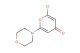 2-chloro-6-morpholino-4H-pyran-4-one