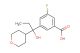 3-fluoro-5-(1-hydroxy-1-(tetrahydro-2H-pyran-4-yl)propyl)benzoic acid