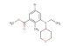 methyl 5-bromo-3-(ethyl(tetrahydro-2H-pyran-4-yl)amino)-2-methylbenzoate