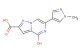 4-hydroxy-6-(1-methyl-1H-pyrazol-4-yl)pyrazolo[1,5-a]pyrazine-2-carboxylic acid