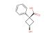 cis-3-Hydroxy-1-phenylcyclobutane-1-carboxylic acid