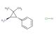 trans-2,2-dimethyl-3-phenyl-cyclopropanamine;hydrochloride