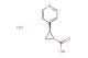 trans-2-(pyridin-4-yl)cyclopropane-1-carboxylic acid hydrochloride