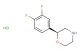 (S)-2-(3,4-difluorophenyl)morpholine hydrochloride