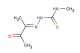 (E)-N-methyl-2-(3-oxobutan-2-ylidene)hydrazinecarbothioamide