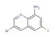 3-bromo-6-fluoroquinolin-8-amine