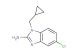 5-chloro-1-(cyclopropylmethyl)-1H-benzo[d]imidazol-2-amine