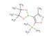 3-methyl-4-(4,4,5,5-tetramethyl-1,3,2-dioxaborolan-2-yl)-5-(trimethylsilyl)isoxazole