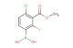 (4-chloro-2-fluoro-3-(methoxycarbonyl)phenyl)boronic acid