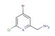 (4-bromo-6-chloropyridin-2-yl)methanamine