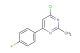 4-chloro-6-(4-fluorophenyl)-2-methylpyrimidine