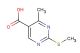4-methyl-2-(methylthio)pyrimidine-5-carboxylic acid