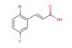 (E)-3-(2-bromo-5-fluorophenyl)acrylic acid