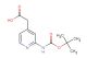 2-(2-((tert-butoxycarbonyl)amino)pyridin-4-yl)acetic acid