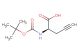 (R)-2-((tert-Butoxycarbonyl)amino)pent-4-ynoic acid