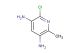 2-chloro-6-methylpyridine-3,5-diamine
