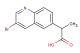 2-(3-bromoquinolin-6-yl)propanoic acid