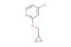 4-chloro-2-(cyclopropylmethoxy)pyridine