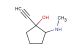 1-ethynyl-2-(methylamino)cyclopentanol