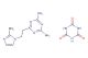 1,3,5-triazinane-2,4,6-trione compound with 6-(2-(2-methyl-1H-imidazol-1-yl)ethyl)-1,3,5-triazine-2,4-diamine (1:1)