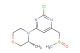 (3R)-4-(2-chloro-6-((methylsulfinyl)methyl)pyrimidin-4-yl)-3-methylmorpholine