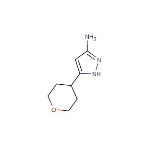 5-(tetrahydro-2H-pyran-4-yl)-1H-pyrazol-3-amine