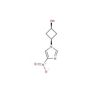 (1S,3S)-3-(4-nitro-1H-imidazol-1-yl)cyclobutanol